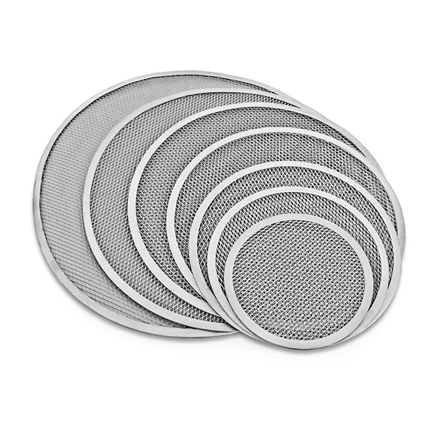 Wholesale Multiple Sizes Non Stick Round Aluminum Pizza Pan Baking Tray Dessert Tart Pie Baking Pan