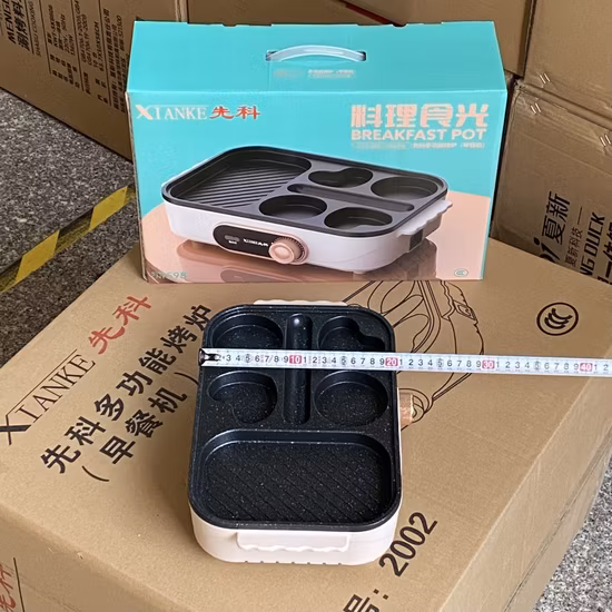 ノンスティック 3in1 多機能朝食メーカー フライパン 24cm オープン 3 個 3 個
